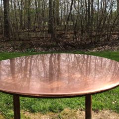 copper table